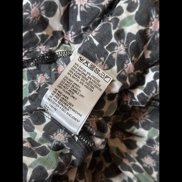 Rue Stiic Shirt Dress 4 / 6 Womens Maxi Floral Long Sleeve Geometric - Picture 8 of 9